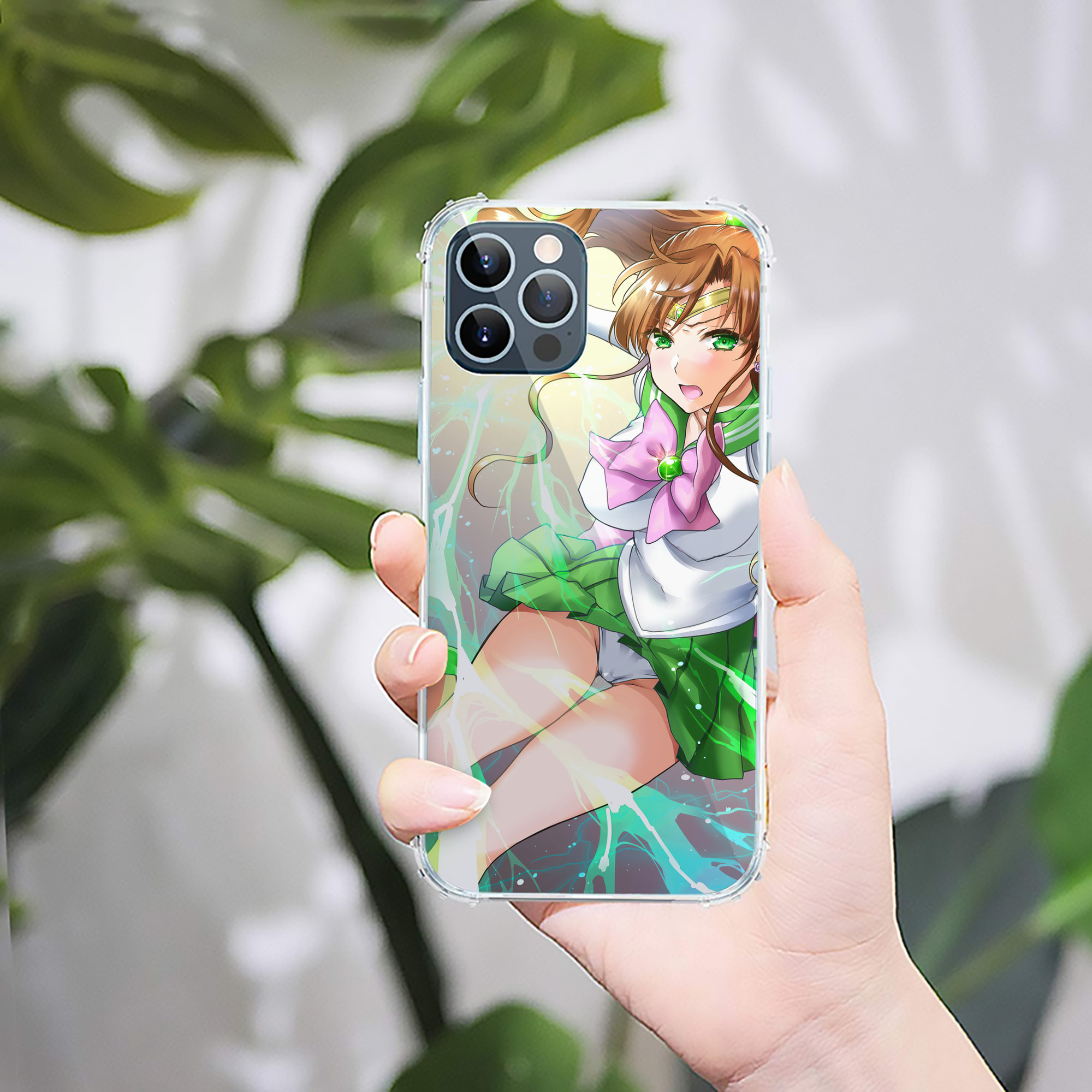 （画像用） 美少女戦士セーラームーン Sailor Moon 【iPhone 12シリーズ対応】透明スマホケース（クリアソフトケース）